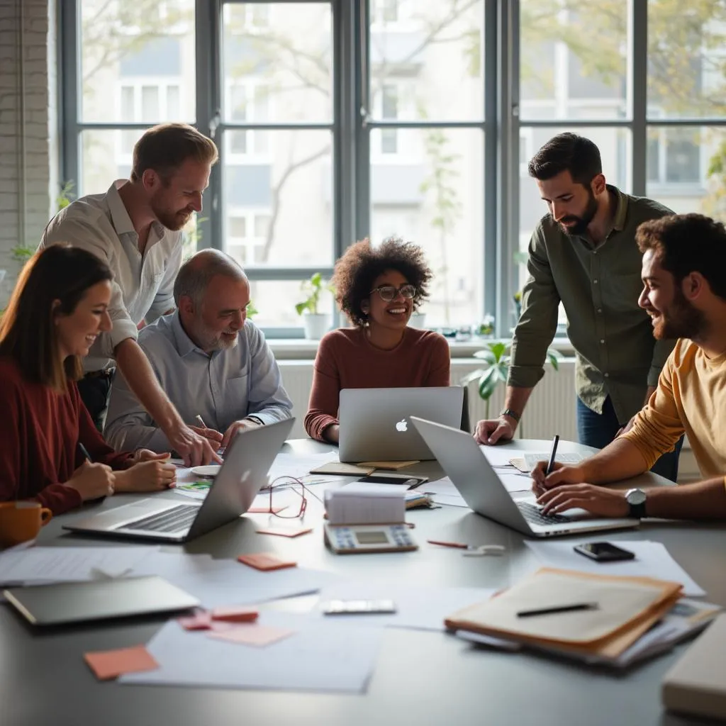 Equipo de Treatyistn en reunión estratégica