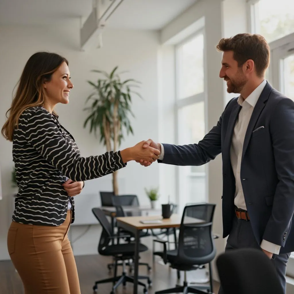Reunión exitosa con cliente
